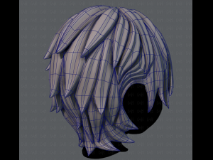 3d hair style for boy v15 3D Model