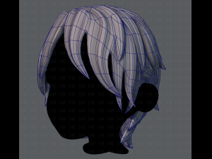 3d hair style for boy v15 3D Model