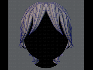 3d hair style for boy v15 3D Model