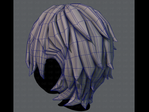 3d hair style for boy v15 3D Model