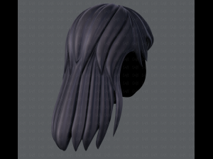 3d hair style for girl v16 Modelo 3D