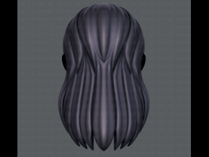 3d hair style for girl v16 Modelo 3D