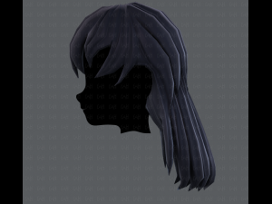 3d hair style for girl v16 Modelo 3D
