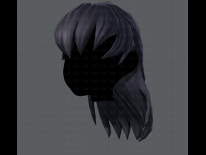 3d hair style for girl v16 Modelo 3D