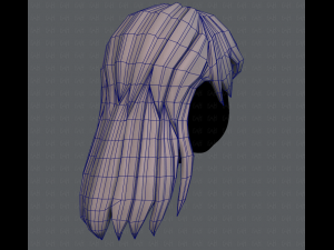 3d hair style for girl v16 Modelo 3D