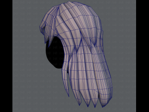 3d hair style for girl v16 Modelo 3D