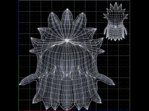 3d hair style for girl v16 Modelo 3D