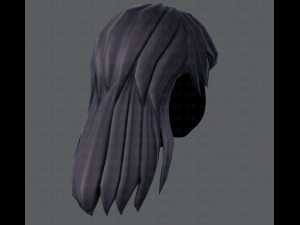 3d hair style for girl v16 Modelo 3D