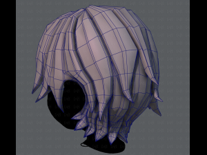 3d hair style for boy v16 3D Model