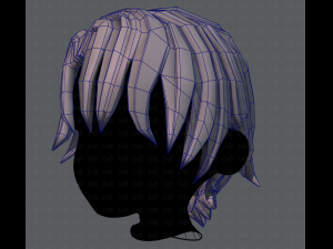 3d hair style for boy v16 3D Model