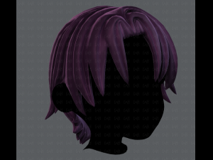 3d hair style for boy v16 3D Model