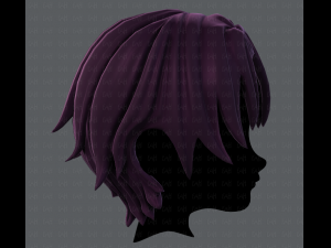 3d hair style for boy v16 3D Model