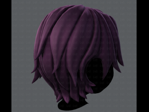 3d hair style for boy v16 3D Model