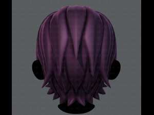 3d hair style for boy v16 3D Model