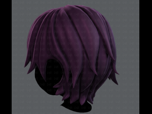 3d hair style for boy v16 3D Model