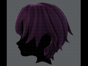 3d hair style for boy v16 3D Model