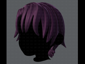 3d hair style for boy v16 3D Model