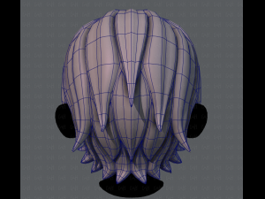 3d hair style for boy v16 3D Model