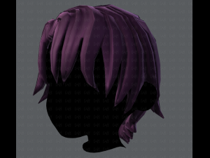 3d hair style for boy v16 3D Model
