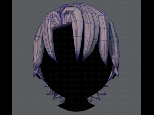 3d hair style for boy v16 3D Model