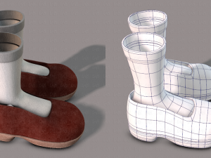 shoes carton 3D Model