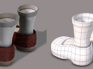shoes carton 3D Model