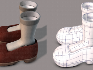 shoes carton 3D Model