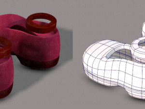shoes carton 3D Model