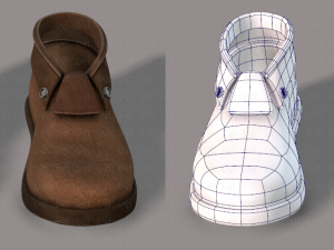 shoes cartoon v02 3D Model