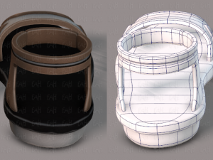 shoes cartoon v02 3D Model