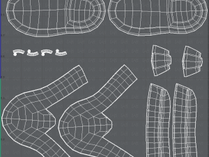 shoes cartoon v02 3D Model