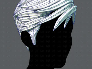 3d hair style for man v02 3D Model