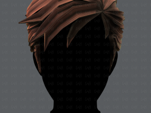 3d hair style for man v02 3D Модель