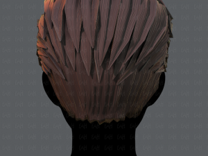 3d hair style for man v02 3D Модель
