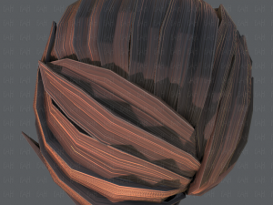 3d hair style for man v02 3D Модель