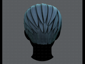 3d hair style for man v03 Modelo 3D