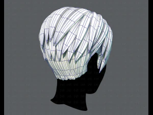 3d hair style for man v03 3D Model