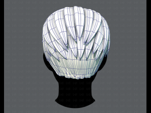 3d hair style for man v03 Modelo 3D