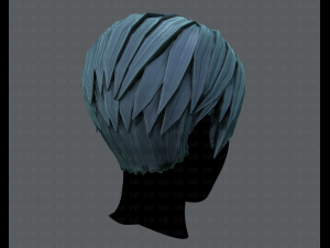 3d hair style for man v03 Modelo 3D