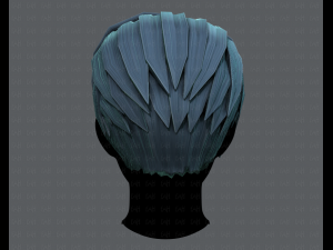 3d hair style for man v03 Modelo 3D