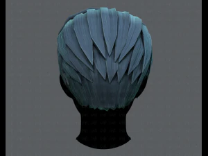 3d hair style for man v03 3D Model