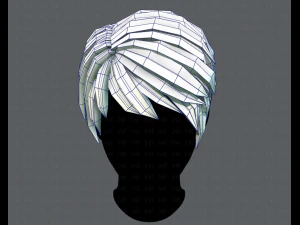 3d hair style for man v03 3D Model