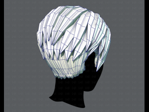 3d hair style for man v03 Modelo 3D
