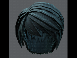 3d hair style for man v03 Modelo 3D