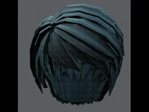 3d hair style for man v03 3D Model