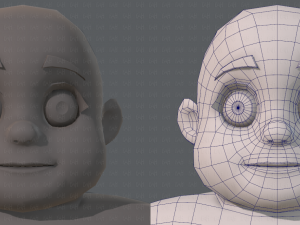 base mesh fat boy character Modelo 3D
