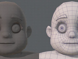 base mesh fat boy character 3D Model