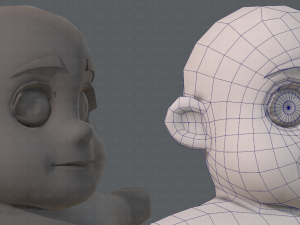 base mesh fat boy character Modelo 3D