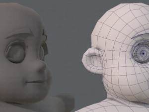 base mesh fat boy character 3D Model