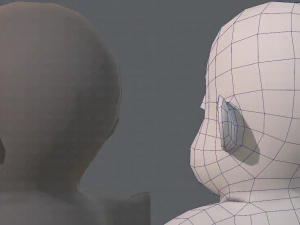 base mesh fat boy character 3D Model
